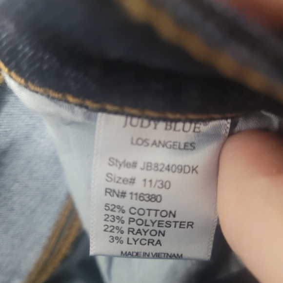 HI-WAIST BACK PHONE YOKE SEAM SKINNY - Picture 2 of 4